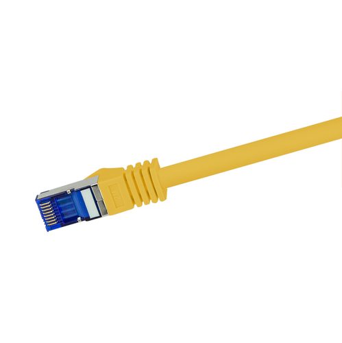 Logilink Patchkabel Ultraflex, Cat.6A, S/FTP, gelb, 1 m, afbeelding 2