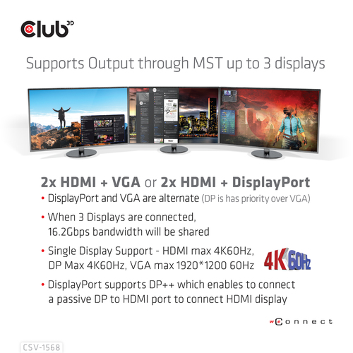 CLUB3D Dockingstation + 120Watt charging, afbeelding 9