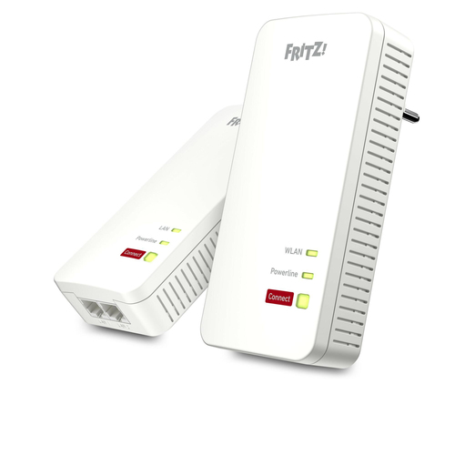 AVM FRITZ!Powerline 1240 AX WLAN Set Gigabit-Powerline und WiFi 6 energiesparend