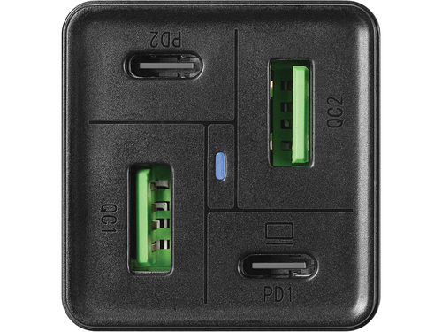 Sandberg 4in1 Charger 2xUSB-C 2xUSB, afbeelding 3