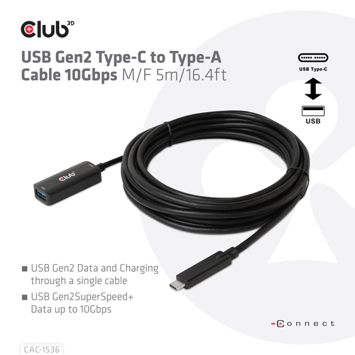Club 3D - USB-verlengkabel, afbeelding 4