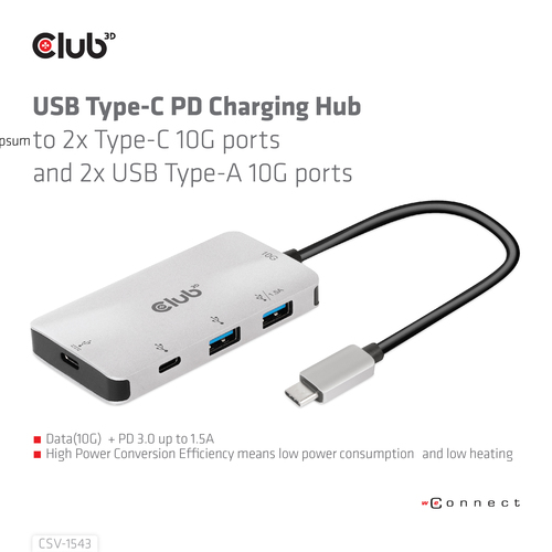 Club 3D CSV-1543 - Hub, afbeelding 4