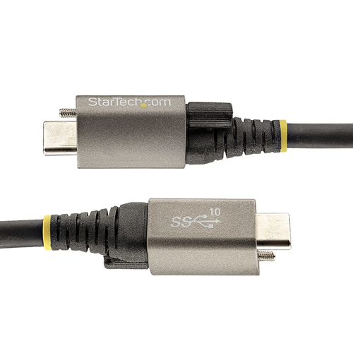 StarTech.com 1m Vergrendelbare USB-C Kabel met Topschroef, 10Gbps, USB 3.13.2 Gen 2 Type-C Kabel, 100W (5A) Power Delivery Charging, DP Alt Mode,, afbeelding 6