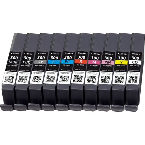 Canon Pfi-300 Multipack Ink Cartridges Assorted (Pack of 10) 4192C008 - image 3