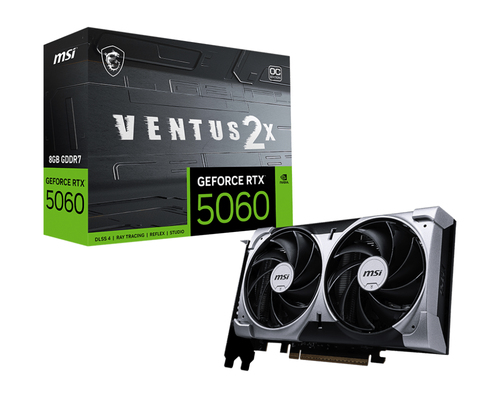 Msi GeForce Rtx 5060 Ventus 2X 8GB OC Graphics Card - image 1