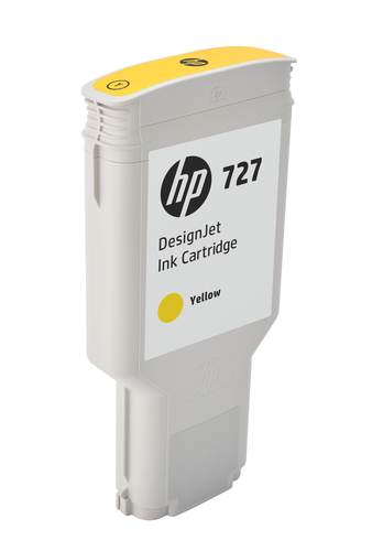 HP 727 DesignJet Ink Cartridge 300-ml Yellow F9J78A - image 3