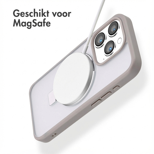 Accezz Ring Stand Backcover met MagSafe iPhone 15 Pro - Grey, afbeelding 2