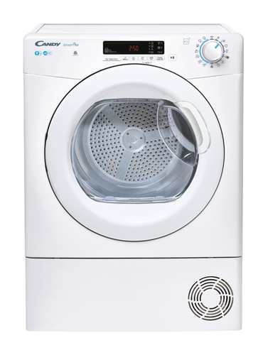 Candy Smart Pro CSOE C9DG-80 trummelkuivati Eraldiseisev Eest täidetav 9 kg B Valge