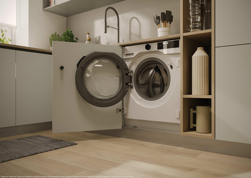 Candy ProWash BC4SD496M6DB8-80 Wifi Connected Integrated 9Kg/6Kg Washer Dryer with 1400 rpm - White / Black, A Rated [Wash Only], White - image 5