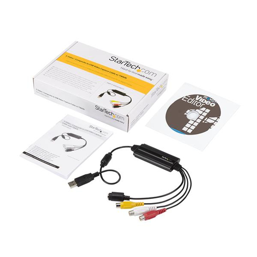 StarTech USB Video Capture Adapter Cable, S-Video/Composite to USB 2.0 SD Video Capture Device Cable, TWAIN Support, Analog to Digital Converter for Media Storage, For Windows Only - SD Video Capture Cable (SVID2USB232) - videooptagelsesadapter - USB 2.0 – billede 8