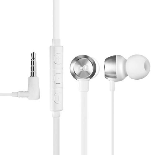LG MA255773 headphones/headset Wired In-ear White, Silver