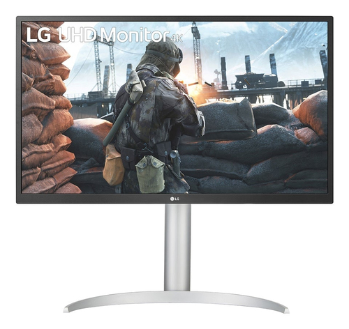 LG 27UP550P-W монитор для ПК 68,6 cm (27") 3840 x 2160 пикселей 4K Ultra HD Серебристый, Белый
