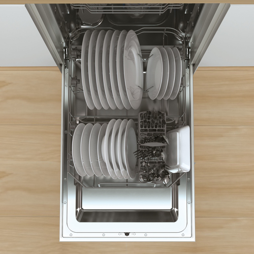 Candy Brava Cdih 2L952-80 Integrated Slimline Dishwasher - Black Control Panel with Fixed Door Hinge Kit - E Rated, Black - image 4