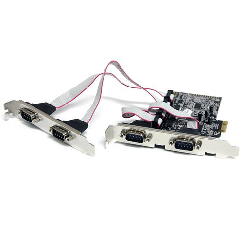 PEX4S553 TARJETA ADAPTADORA PCI EXPRESS  PCIE 4 PUERTOS SERIAL RS232 DB9 