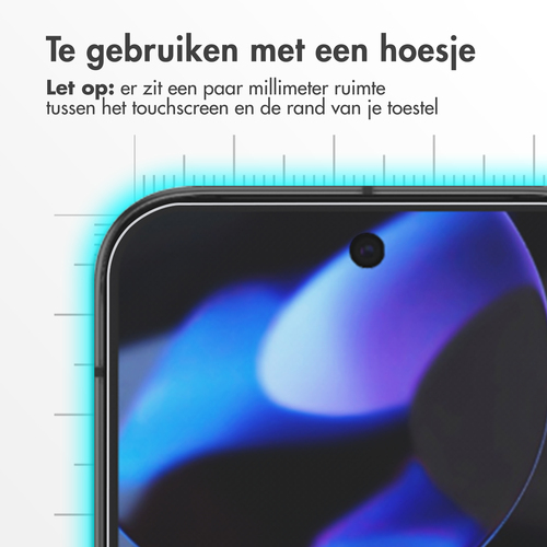 Accezz Gehard Glas Screenprotector Google Pixel 9 / 9 Pro, afbeelding 3