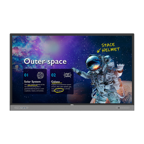 Pantalla BenQ RM7503 Interactiva 75" 4K UHD Resolución 3840x2160 Panel IPS - RM7503