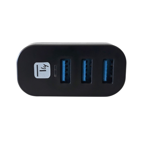 Techly 180° Drehbarer Hub 3*USB 3.0 met Kabel, afbeelding 9