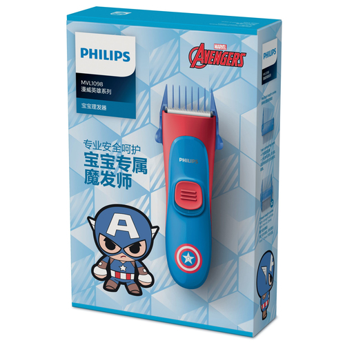 Philips HAIRCLIPPER Series 1000 MVL1098/15 hair trimmers/clipper Blue, Red 12 Nickel-Metal Hydride (NiMH) – image 3