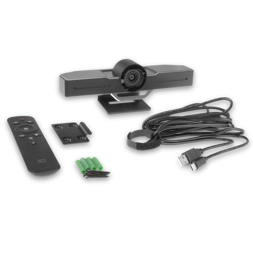 ACT Connectivity Full HD Conference Camera met microfoon, pan, tilt en zoom webcam, afbeelding 4