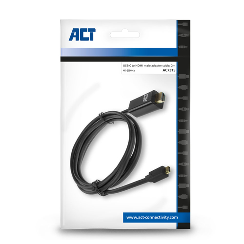 ACT Connectivity USB-C naar HDMI kabel, 2,0 meter, afbeelding 4