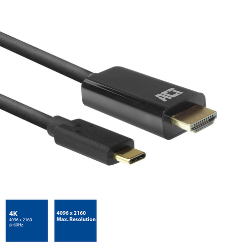 ACT Connectivity USB-C naar HDMI kabel, 2,0 meter, afbeelding 2