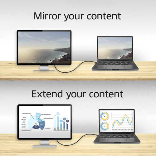 ACT Connectivity USB-C naar DisplayPort kabel, afbeelding 6