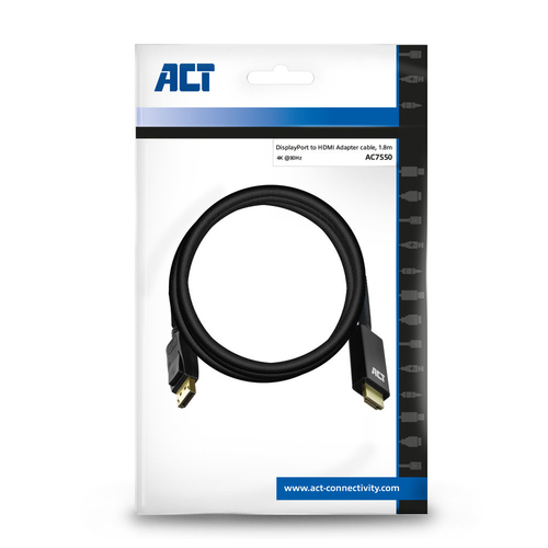ACT AC7550 - DisplayPort adapterkabel, afbeelding 4