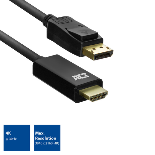 ACT AC7550 - DisplayPort adapterkabel, afbeelding 2