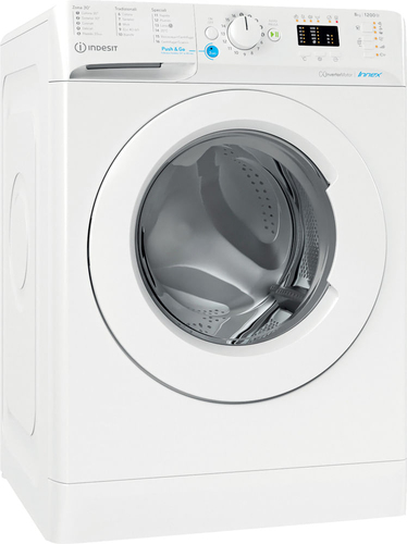 Indesit BWA 81284X W IT N стиральная машина Фронтальная загрузка 8 kg 1200 RPM Белый