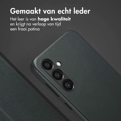 Accezz Leather Bookcase 2-in-1 met MagSafe Samsung Galaxy S24 Plus - Onyx Black, afbeelding 2