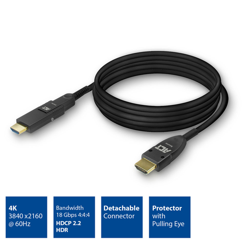 HDMI AOC 4K/60HZ 40M DET. 1 stk, afbeelding 2