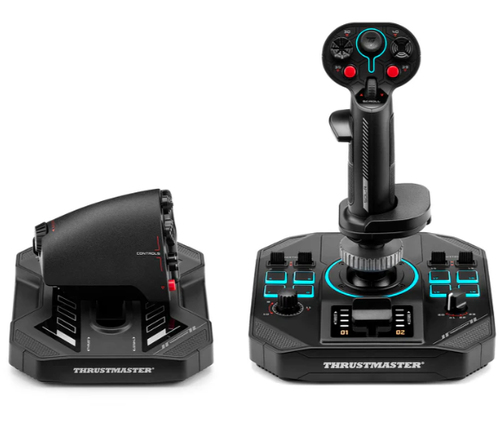 Thrustmaster Sol-R 4 HOTAS Черный USB Joystick + engine control lever Аналоговый/цифровой ПК