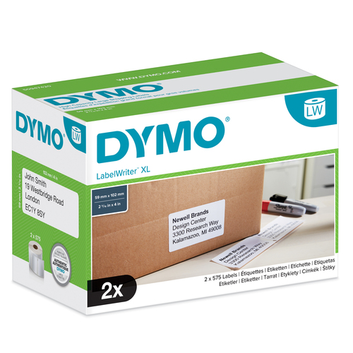 DYMO High Capacity Large Shipping Labels - Wit