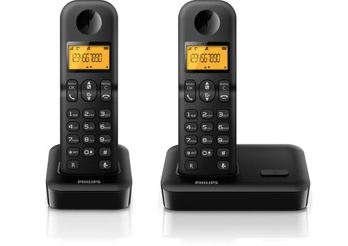 Philips D1502B/96 telephone DECT telephone Caller ID Black – image 2