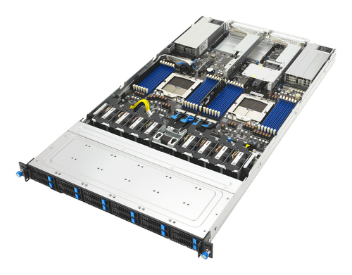 ASUS RS700A-E13-RS12U LGA 6096P Rack (1U) Zwart, Zilver, afbeelding 4