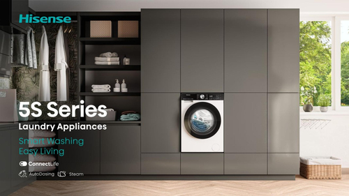 Hisense 5S Series WD5S1045BB Wifi Connected 10.5Kg/6Kg Washer Dryer with 1400 rpm - Black, A Rated [Wash Only], Black - image 6