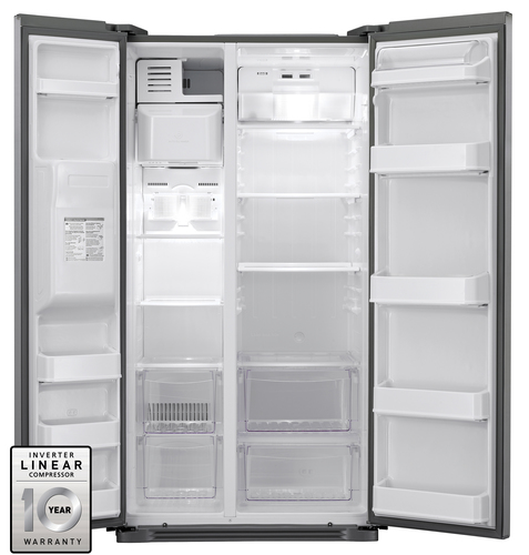 LG GS3159PVPV side-by-side refrigerator Freestanding Silver – image 3