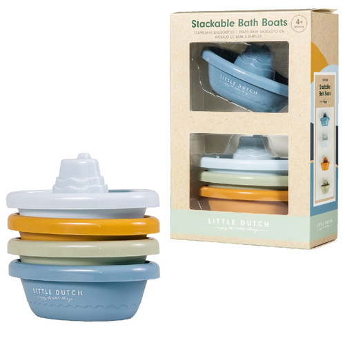 Rubo Toys Little Dutch Stapelbare Badebötchen Blau