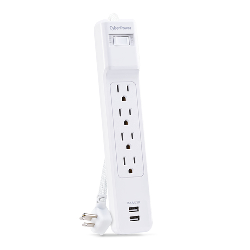 CYBERPOWER P406U SURGE 800V 6 FTCORD 5-15P WHITE