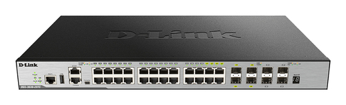 D-Link DGS-3630-28PC/SI/E network switch Managed L3 Gigabit Ethernet (10/100/1000) Power over Ethernet (PoE) Black, Grey