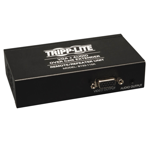 B132-110A EXTENSOR VGA CON AUDIO CAT5/6  REPTIDR ESTILO CAJA 1920X1440 305M