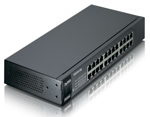 Switch ZyXEL 24x FE ES1100-24E Metall, afbeelding 3