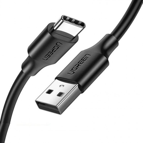 60117 CABLE UGREEN USB 20A/ USB-C 15M NEGRO 60117