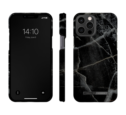 iDeal of Sweden Printed Case iPhone 12PM/13PM Black Thunder – image 3