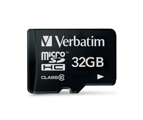 Verbatim MicroSDHC Class 10 32GB Memory Card 44013 - image 1