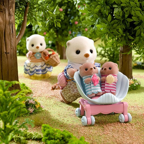 Sylvanian Families - zeeotterfamilie (5803) - poppen en poppenhuizen – Foto 7 van 10