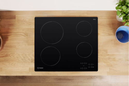 Indesit RI161C 60cm 4 Zone Frameless Ceramic Hob Black Touch Control - image 3