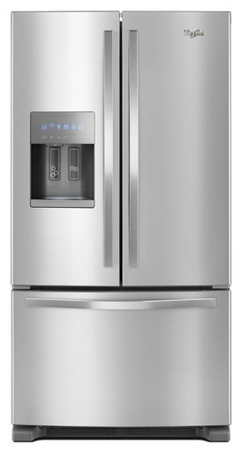 Whirlpool WRF555SDFZ side-by-side refrigerator Freestanding Grey