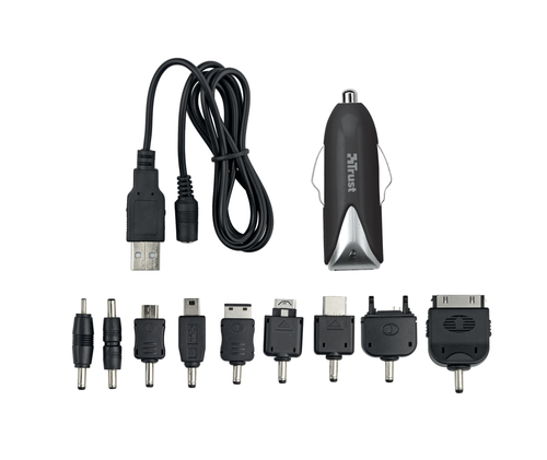 Trust Smartphone Car Charger & Cable Mobiiltelefon, MP3 Must Sigaretisüütaja Automaatne