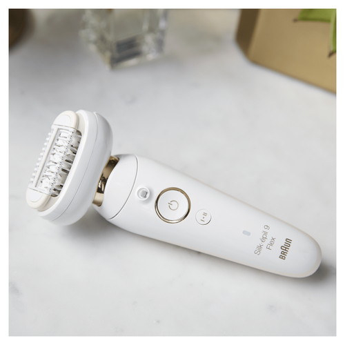 Braun Silk-épil 9 Flex 40 tweezers White, Gold – image 6